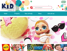 Tablet Screenshot of kidtoy.ca